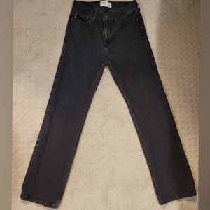 Abercrombie kids black wash slim classic fit boys jeans 13/14